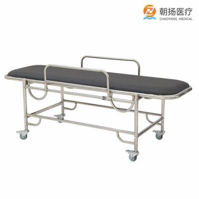 Hospital Medical Equipment Stainless Steel Patient Transfer Bed Ambulance Stretcher Cy-F612