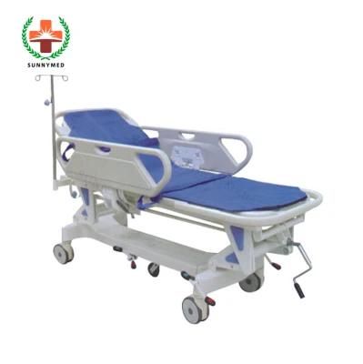 Sy-R021 Hospital Emergency Room Fast Moving Stretcher Bed