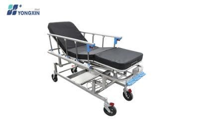 Yx-2 Medical Furniture Stainless Steel Stretcher Trolley