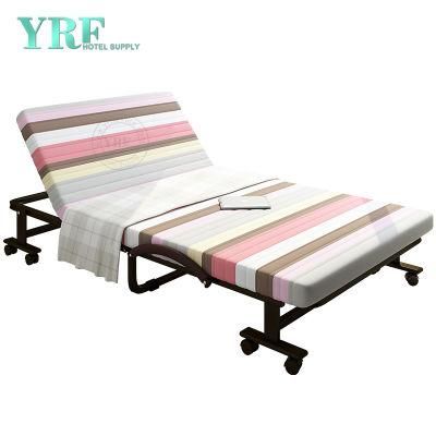 Hospital Folding Bed Extra Portable Foam Mattress Super Strong Frame Twin Size
