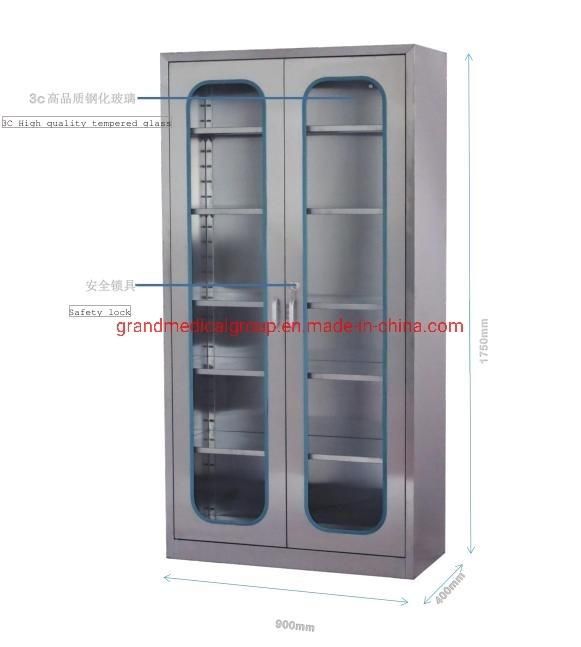 Stainless Steel Hospital Instrument Dental Medical File Cabinet