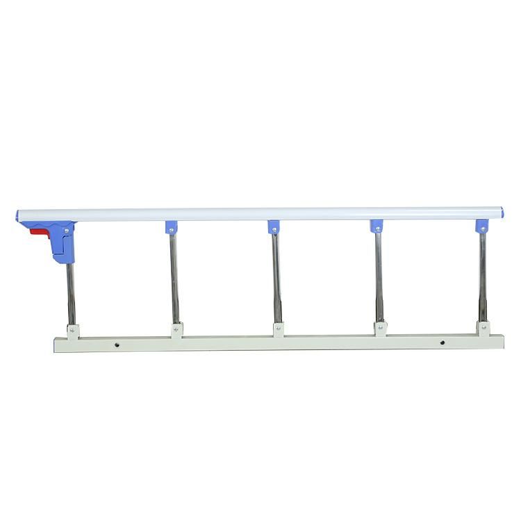 Cheap Price 2 Cranks Manual Adjustable Hospital Bed with Aluminum Side Rail