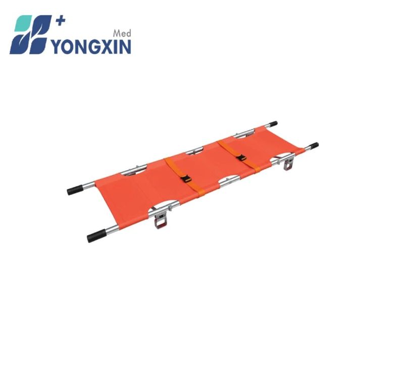 Yxz-D-C6 Aluminum Alloy Medical Foldaway Stretcher (4 fold) for Hospital