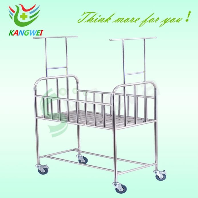 Stainless Steel Medical Baby Bed Baby Cot Hospital Infant Bed