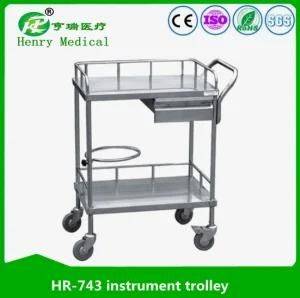 S. S. Instrument Trolley/Hospital Trolley/Instrument Trolley (HR-743B)