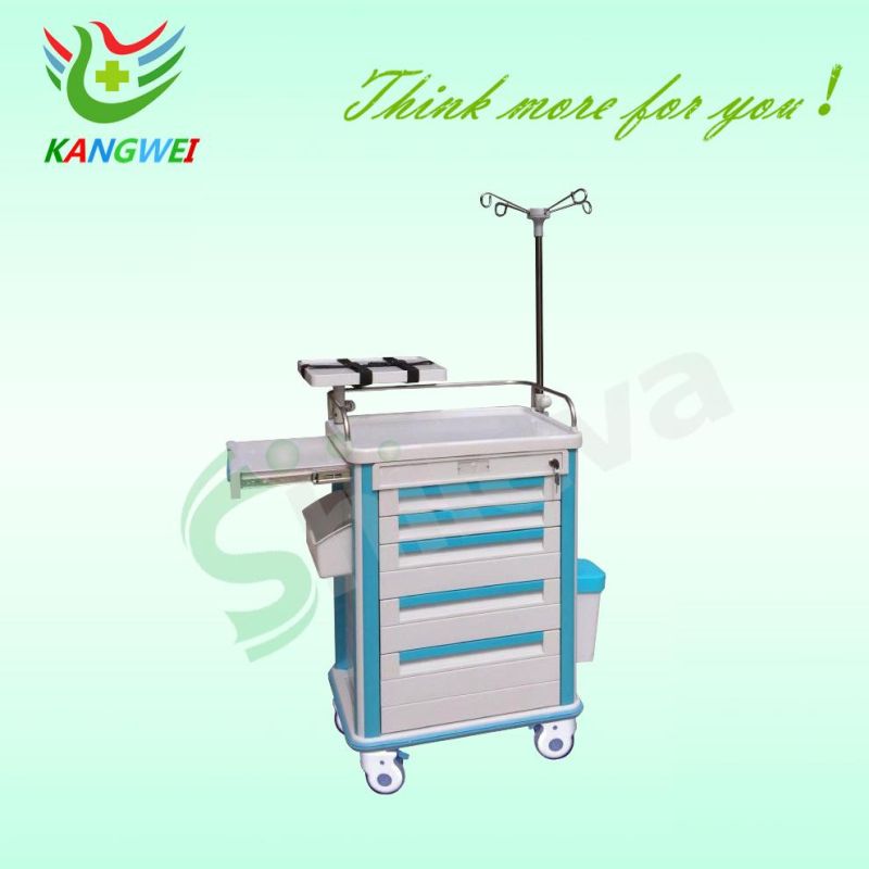 Multi-Function Hospital Emergency Medical Trolley Surgery Room Crash Cart