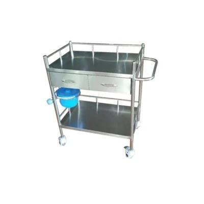 Three Layer Stainless Steel Treatment Cart Xt1142