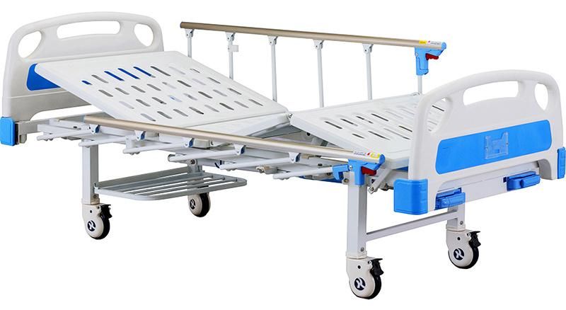 Two Functions Manual Hospital Clinical ICU Bed