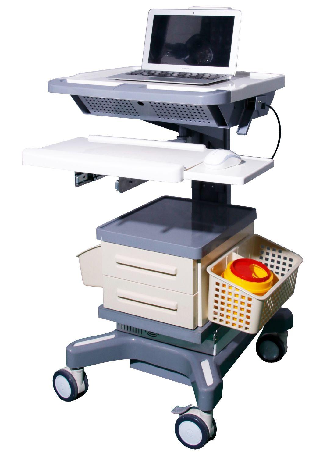 Hospital Wireless Laptop Nursing Trolley Mobile Doctor Workstation