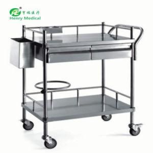 Hospital Treatment Nursing Cart Medical Instrument Trolley (HR-420)