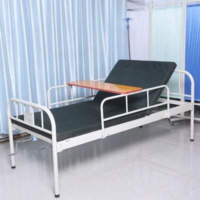 Stainless Steel Normal One-Crank Hospital Nursing Patient Bed