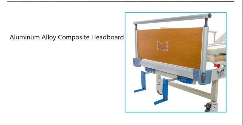 Wooden Color 2 Crank Medical Hospital Bed Bc02-2b