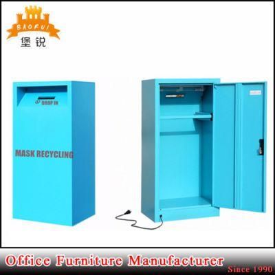 Luoyang Factory Metal Disposal Face Mask Recycling Cabinet