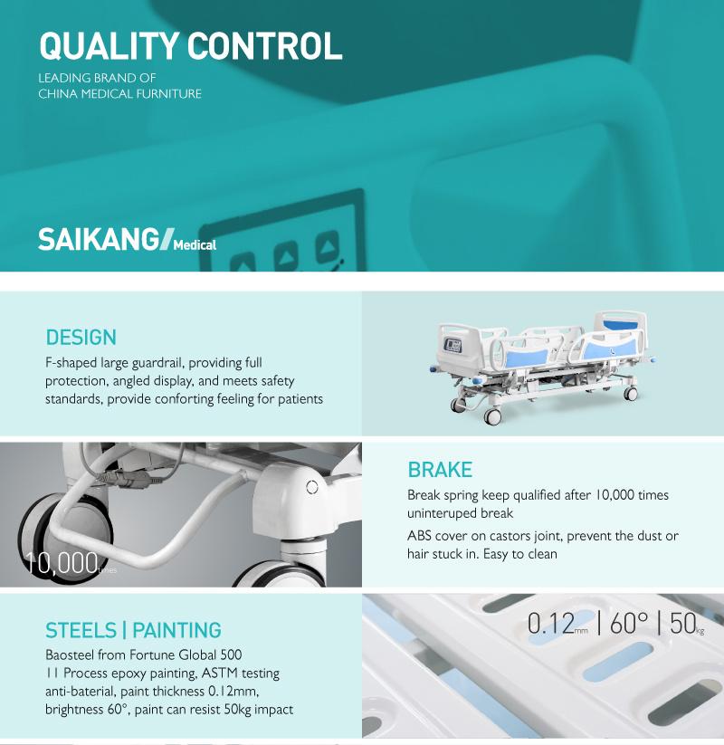 C8f Electric Bed with Intergrated LCD Control Panel