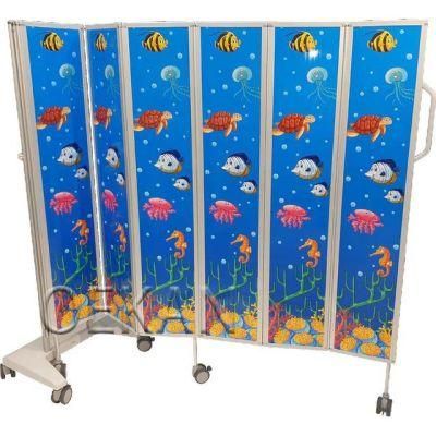 Oekan Hospital Furniture Medical Stainless Steel Colourful Screen for Children Patient Room