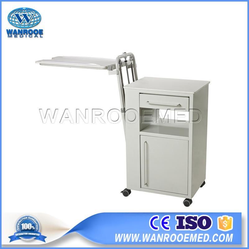 Bc012 Hospital Furniture Used Medical ABS Material Bedside Cabinet