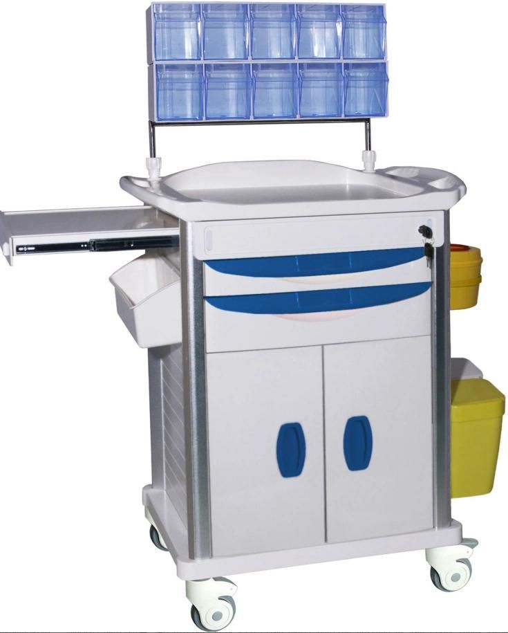 Avaialble Medical/Hospital Equipment/Furniture Anethesia Medical Trolley/Cart for Sale Factory Price