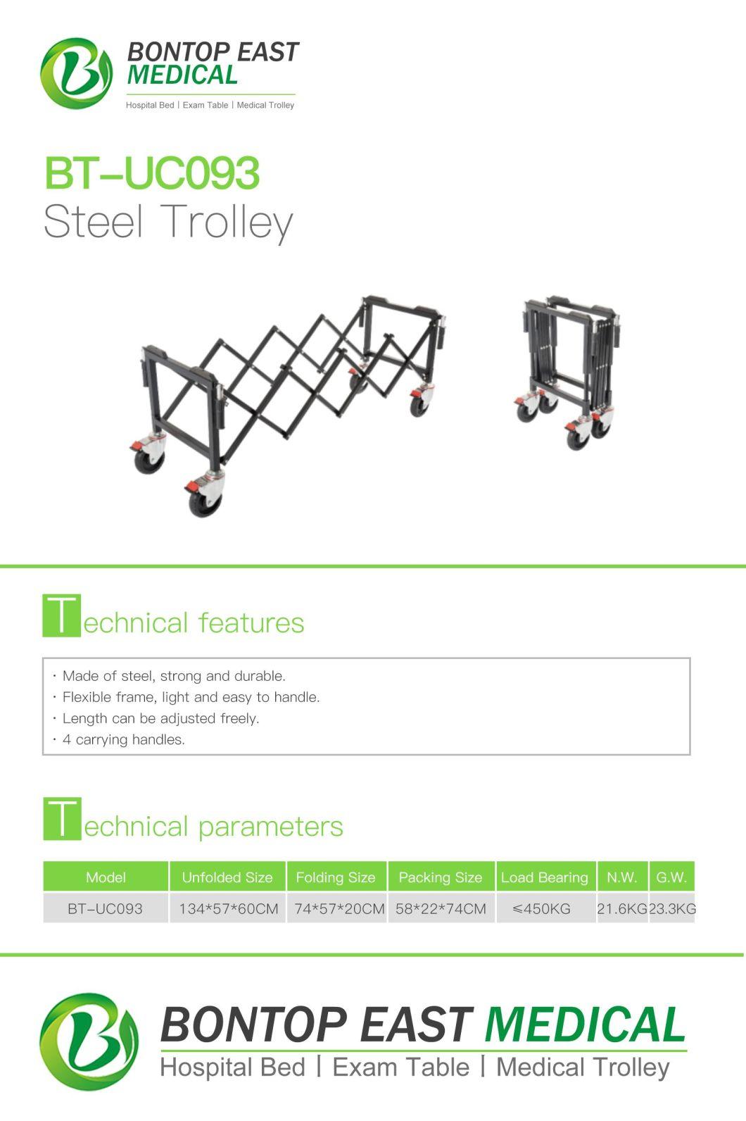 Foldable Cart Casket Truck Coffin Trolley for Sale
