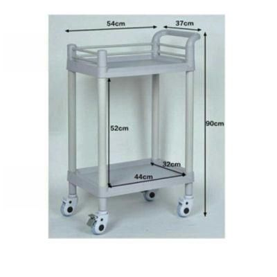Two/Three Layer Hospital Medical Stainless Steel Trolley Xt1179 for Whole Sale