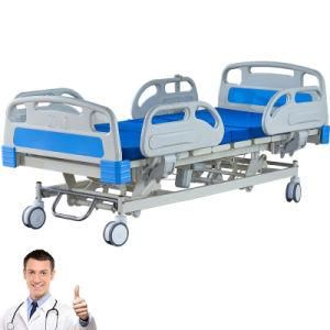 Detachable ABS Head&Foot Board High Lifting Capacity Hospital Electric ICU Patient Bed