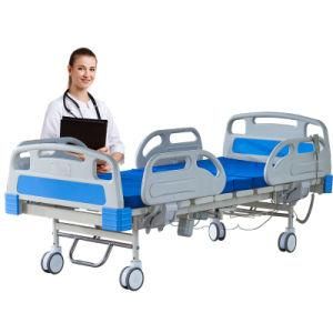 ICU Functional Bed with Solid Sundries Rack and Drainage Hook