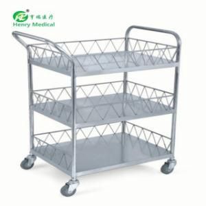 Three-Layer Medical Equipment Trolley Patient Instrument Trolley (HR-787)