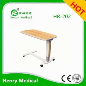 Patient Overbed Table /Adjustable Over Bed Table/Movable Bedside Table