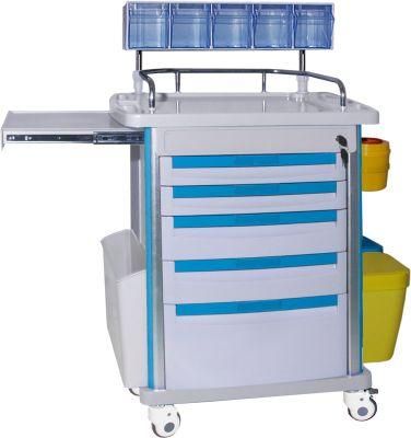 Mn-AC002 Factory Price No Leakage Anesthesia Trolley for Medical School