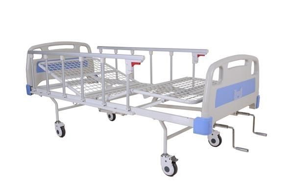 Two-Function Manual Care Hospital Bed Medical Bed Patient Bed Patient Cot