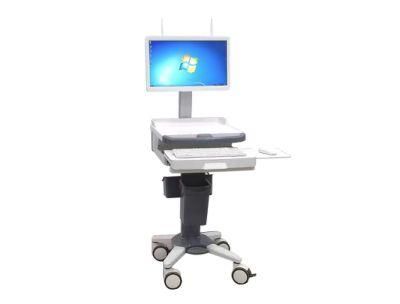 Mn-CPU002 Fresh ABS Material Emergency Room Nursing Trolley Emergency Cart