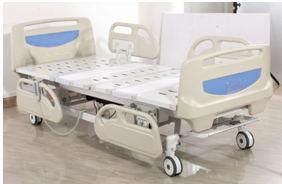 Electric Hospital Bed with Five- Function Medical Bed Patient Bed ICU Bed