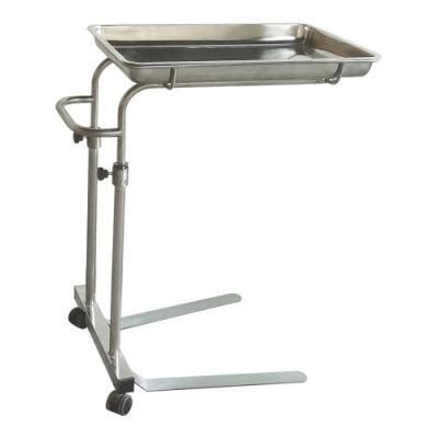 Mn-SUS002A Movable Hospital Use Anti-Rust Stainless Steel Hospital Cart Mayo Trolley