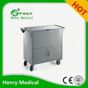 Best Price Hospital Stainless Steel Deliver Medicine Trolley/Nursing Medication Cart