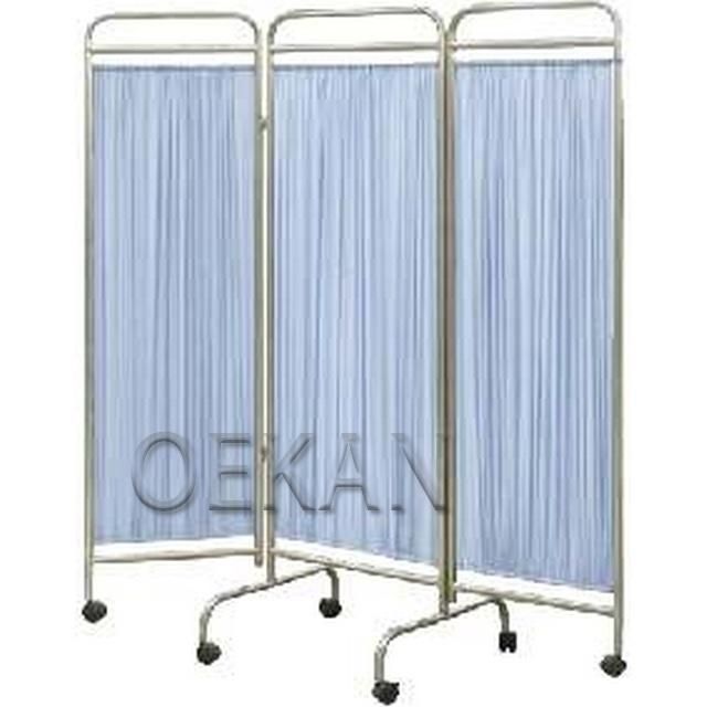 Hospital Furniture Medical Mobile 3 Folding Screen