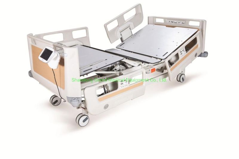 ICU Bed Fast Delivery for Large Qty, Five Function Electric Intensive Care Hospital Bed