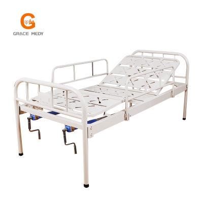 2 Function Manual Hospital Bed/Patient Bed/Nursing Bed/Medical Bed/ICU Bed