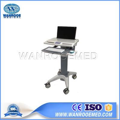 Bwt-002A Hospital Medical Nursing Trolley Simple Laptop Mobile Computer Workstation Cart Ready for Shipment