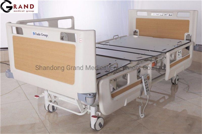 Available Famous Brand High Quality Four Function Electric Adjusted Hospital Bed Medical Equipment Factory Price