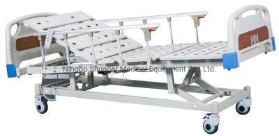 Adjustable Hospital Beds Medical Equipment Furniture 2 Crank Manual Hospital Bed