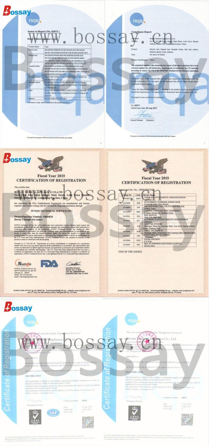 Hospital Furniture Examining Medical Table Manual Examination Bed