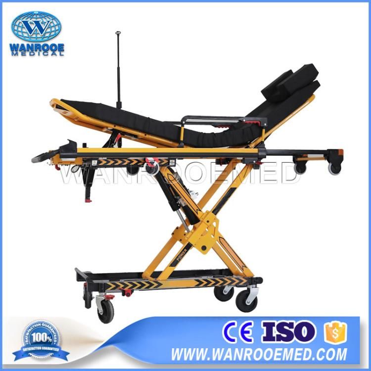 Ea-3ad Hospital Electric Foldaway Emergency Patient Transfer Trolley Ambulance Stretcher