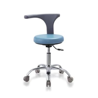 Dentist Chair Dental Health Stool with Backrest for Nurse