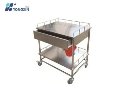 Yxz-A024 Stainless Steel Medical Trolley with Bucket