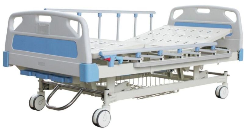 Medical Equipment Three Functions Manual Hospital Bed with ISO/Ce Approved
