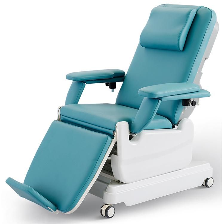 Electric Medical Infusion Chair Blood Donation Chair Reclining Dialysis Chair