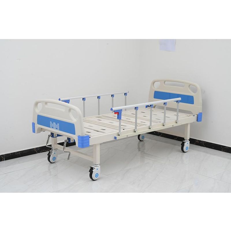 Hospital Furniture Manual Two Functions Medical Hospital Nursing ICU Bed 2 Cranks Hospital Bed with Toilet Seat