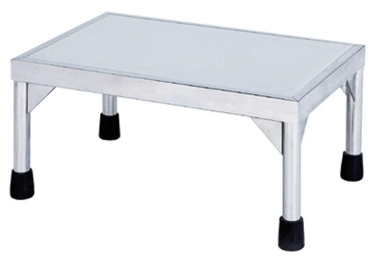 Stainless Steel Footstool with Double Steps