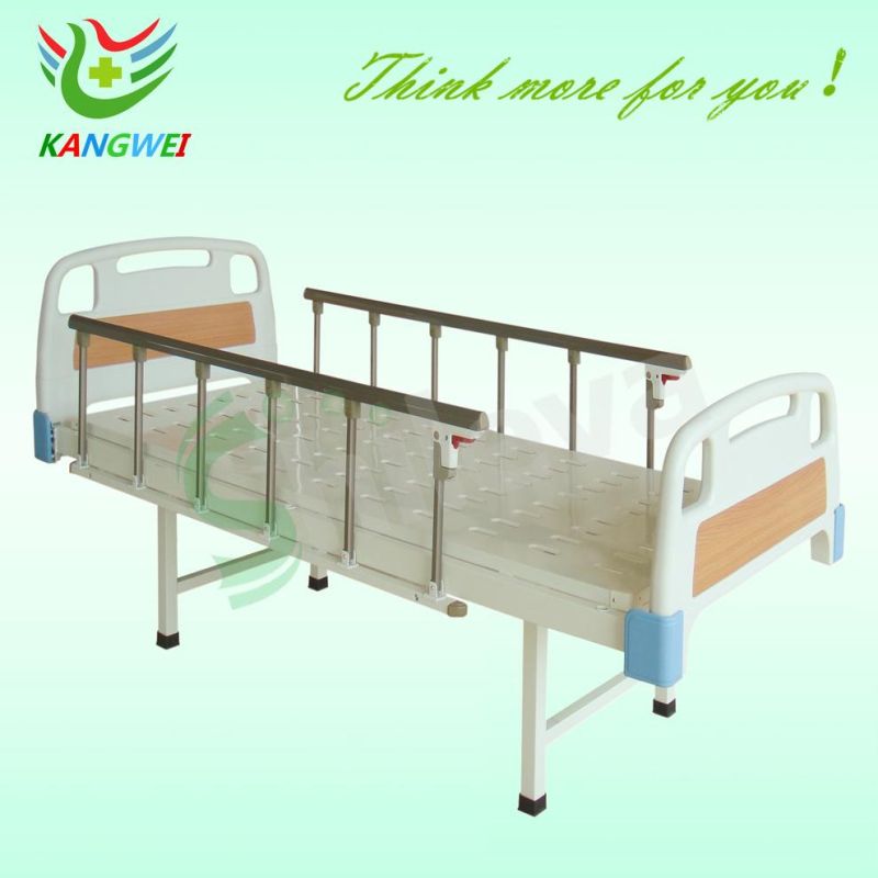 Hospital Furniture ABS Manual Medical Bed with Three Cranks