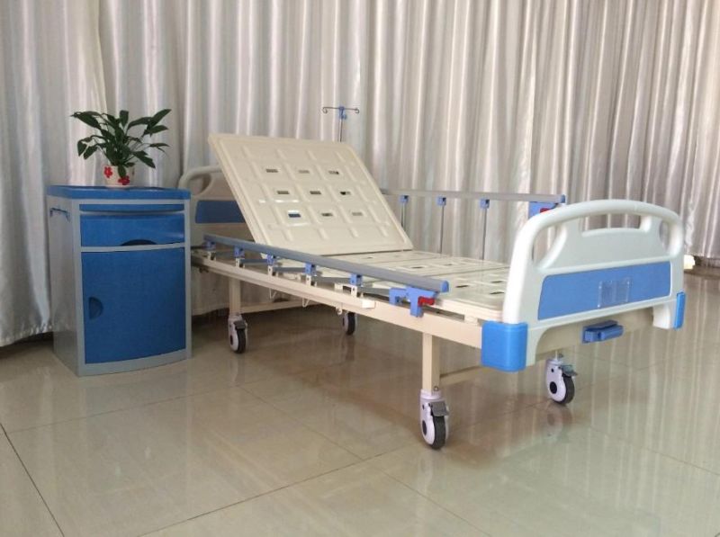 Manual Hospital Bed Medical Hospital Furniture for Nursing Care