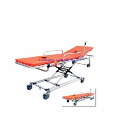 Hospital Automatic Loading Ambulance Stretcher with Wheels